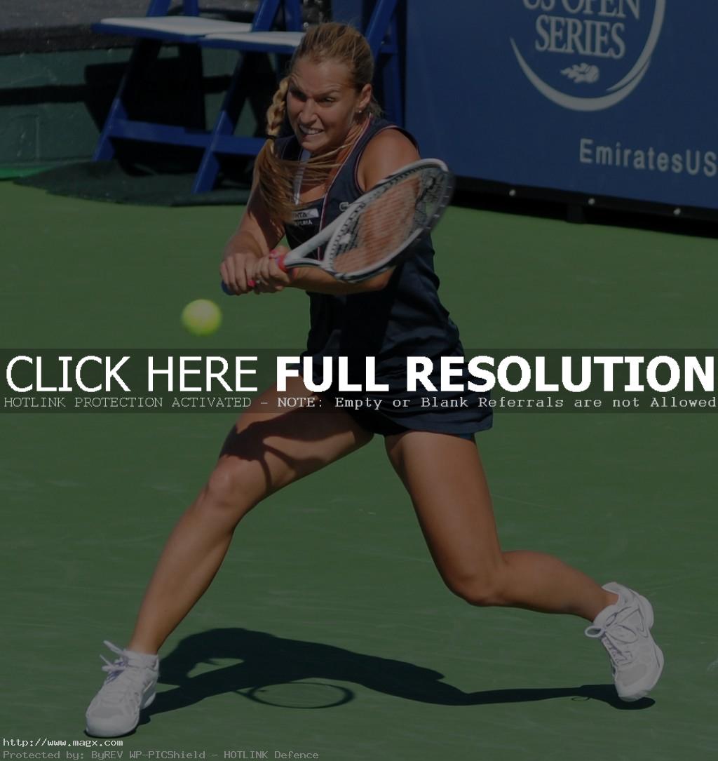Dominika Cibulkova Energetic Young Tennis Player